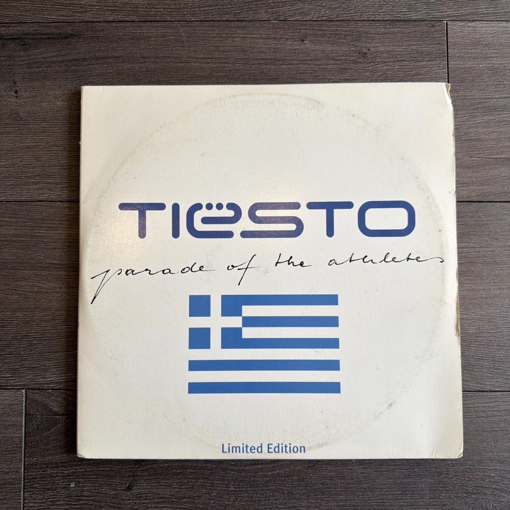 RARE DJ TIESTO Parade Of The Athletes VINYL 4LP SET TRANCE TECHNO ELECTRONIC